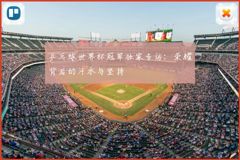 乒乓球世界杯冠军独家专访：荣耀背后的汗水与坚持