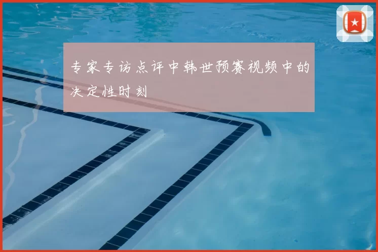 专家专访点评中韩世预赛视频中的决定性时刻