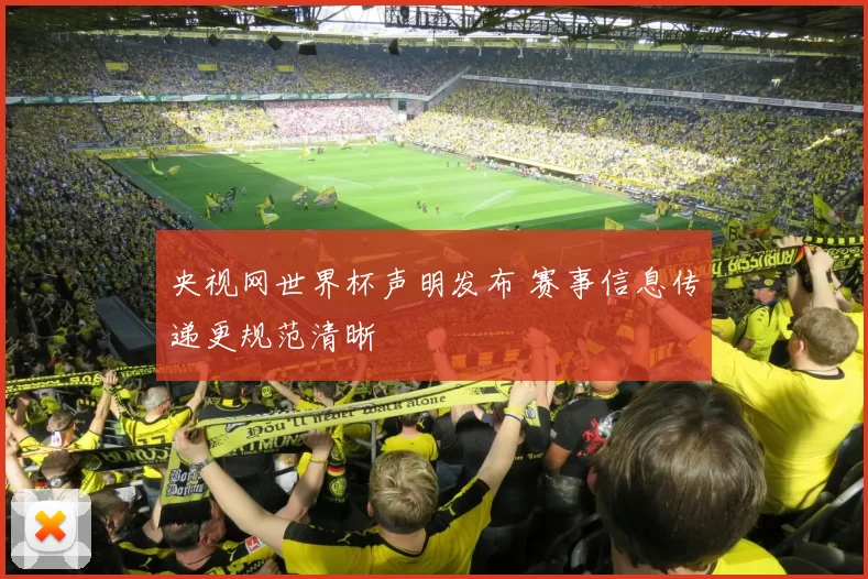 央视网世界杯声明发布 赛事信息传递更规范清晰
