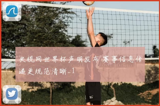 央视网世界杯声明发布 赛事信息传递更规范清晰_1